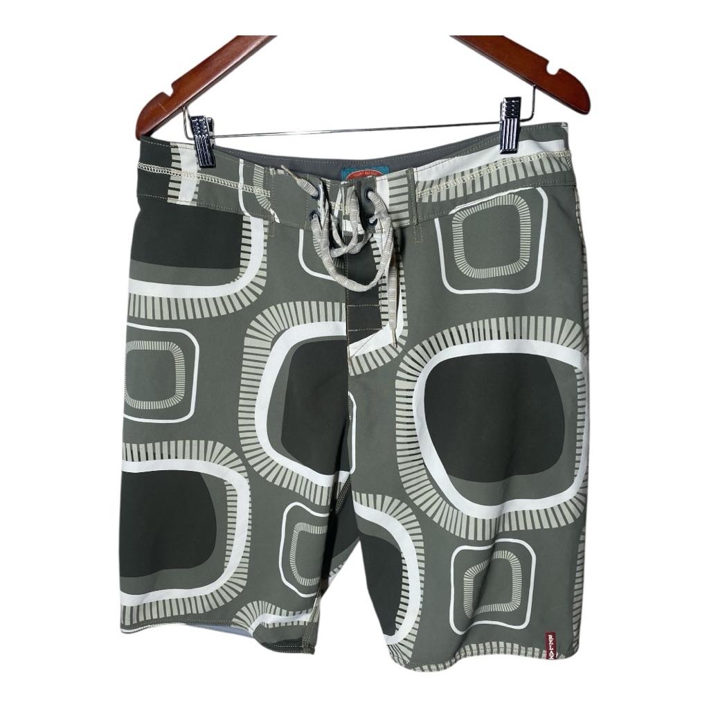 {Euc} Men's Tommy Bahama Swim Trunks Sz. 34 Green